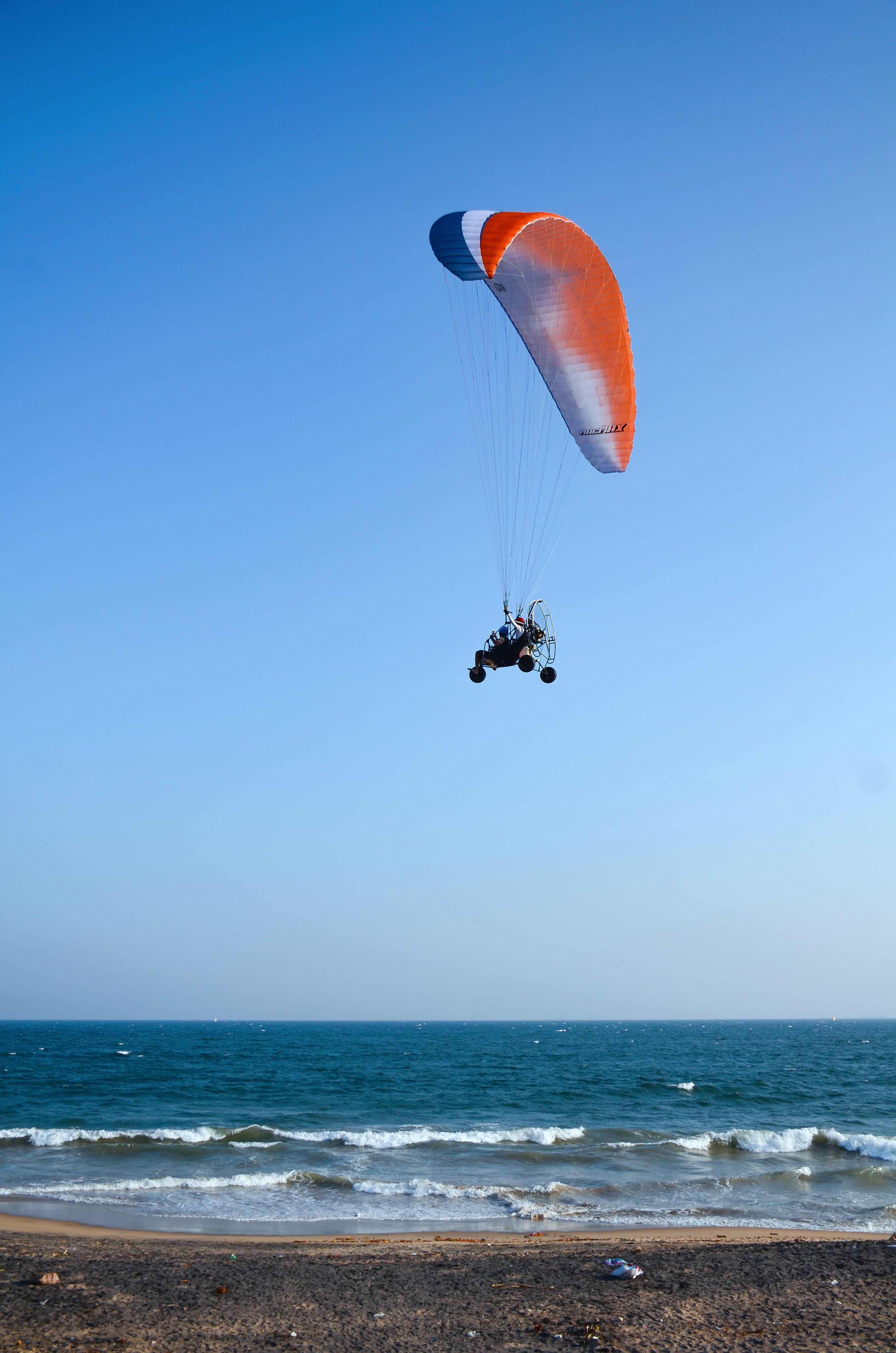 Paramotor volando